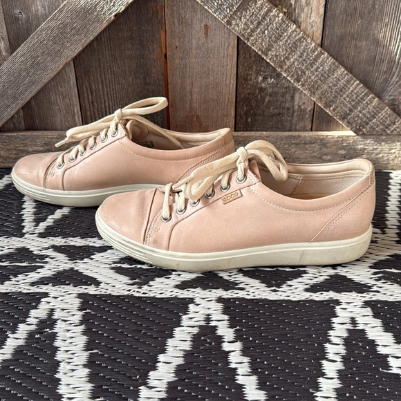 Ecco | Leather Lace Up Sneaker - Picture 5 of 13